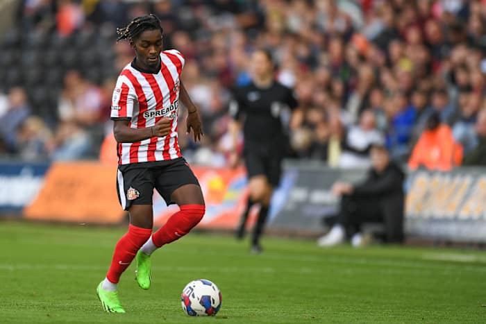 Abdoullah Ba in action for Sunderland